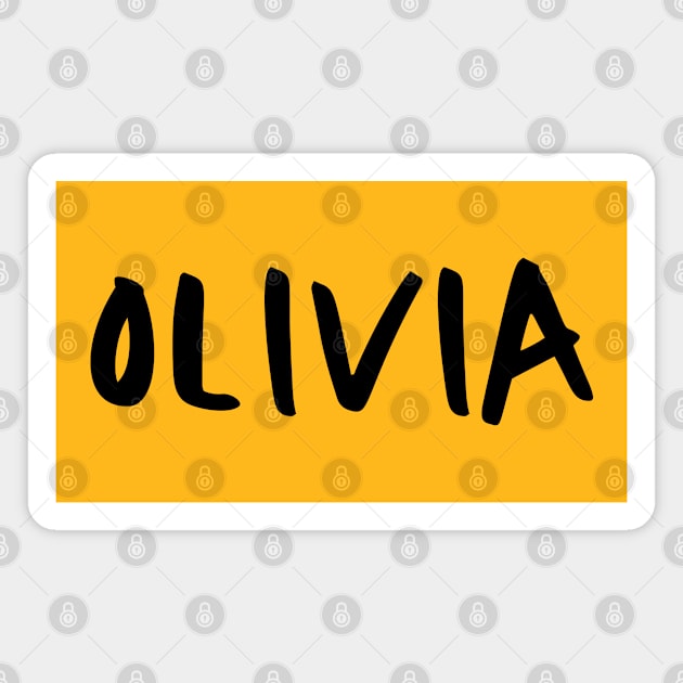 Name Olivia Magnet by monkeyflip